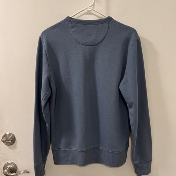 Old Navy Mens Gray Fleece Cotton Polyester Blend Long Sleeve Sweater Size Small - Picture 5 of 10